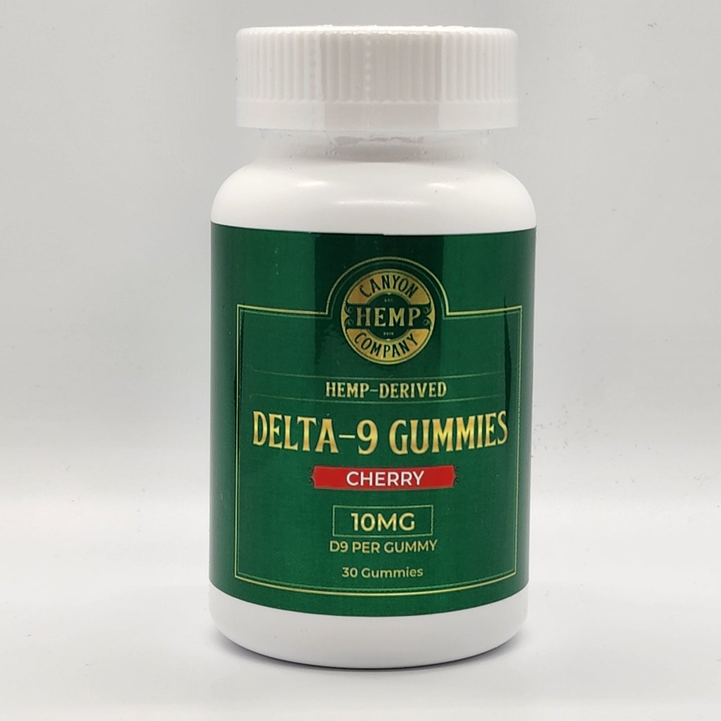 Hemp-Derived D9 Gummies - Cherry
