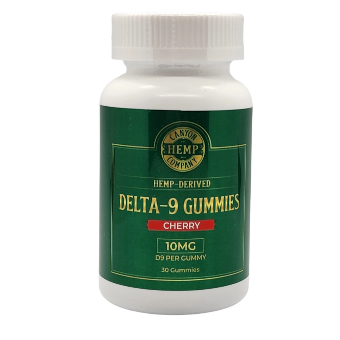 Hemp-Derived D9 Gummies - Cherry