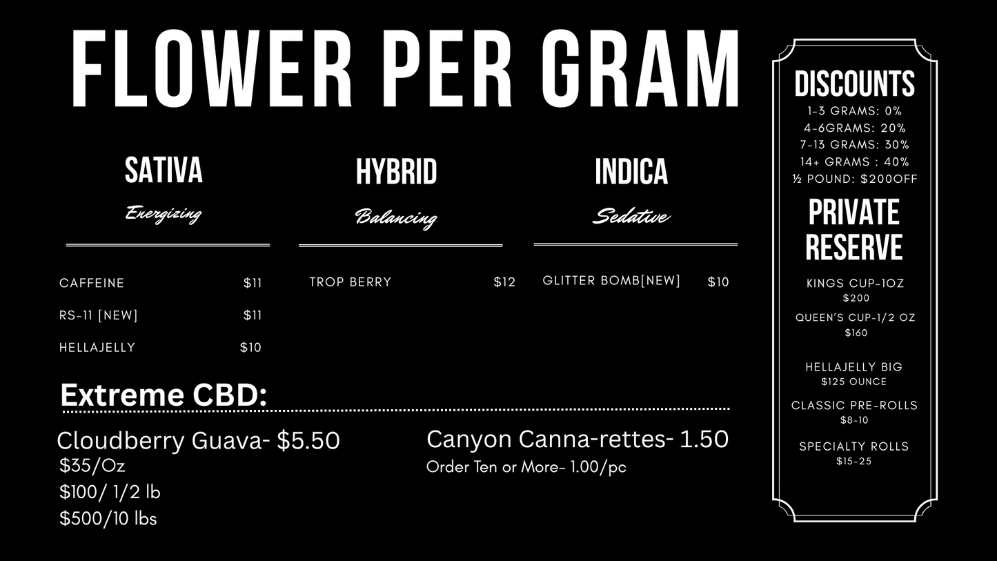 Flower Menu