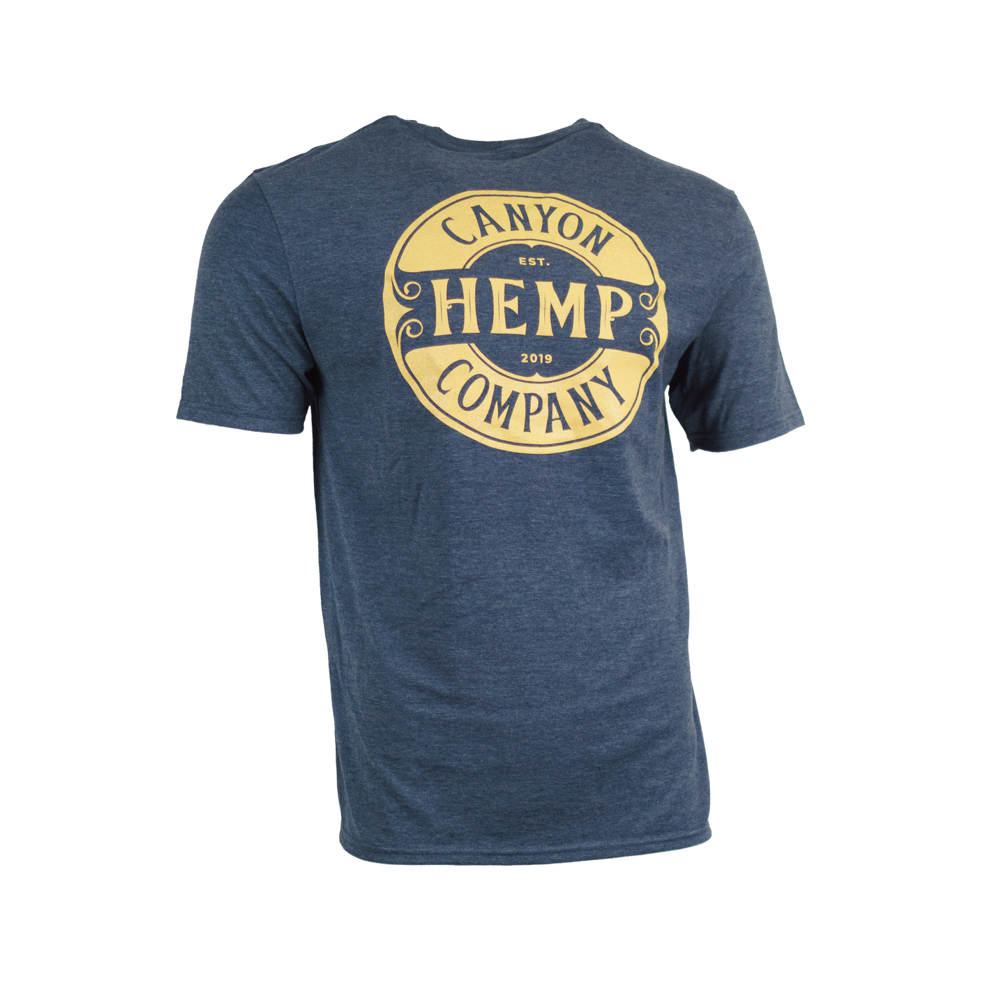 Canyon Hemp Company T-Shirt: Navy Blue